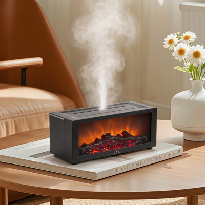 Fireplace Essential Oil Diffuser with Remote Control