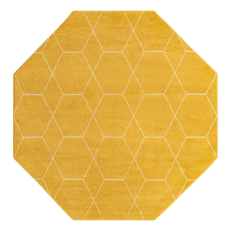 Debrodie Geometric Indoor Rug, Octagon 7'10"