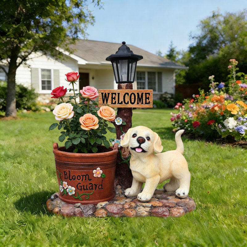 Statue de jardin Labrador