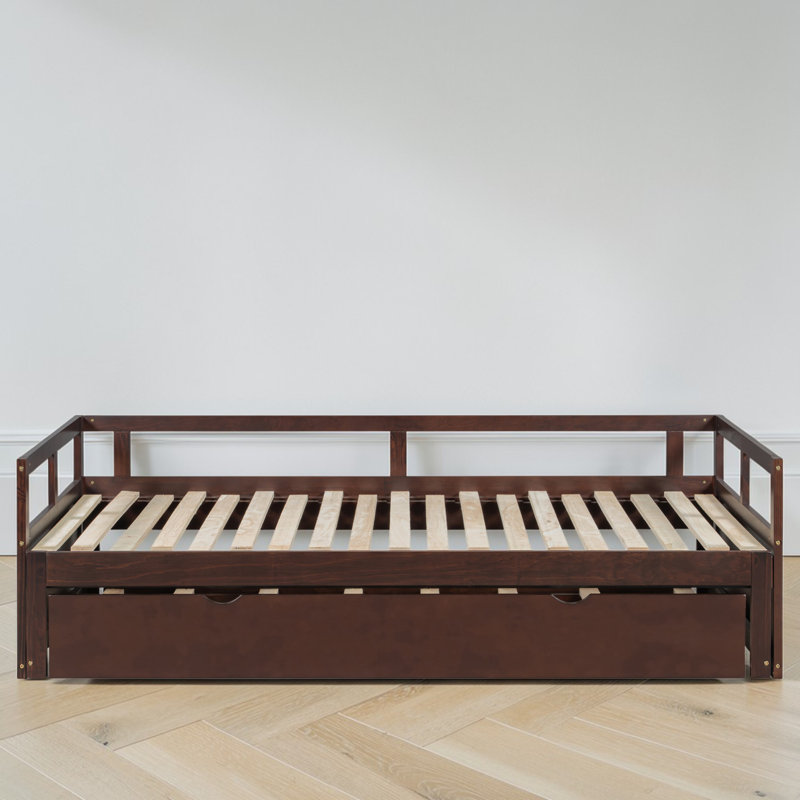 Keevis Solid Wood Daybed, Espresso