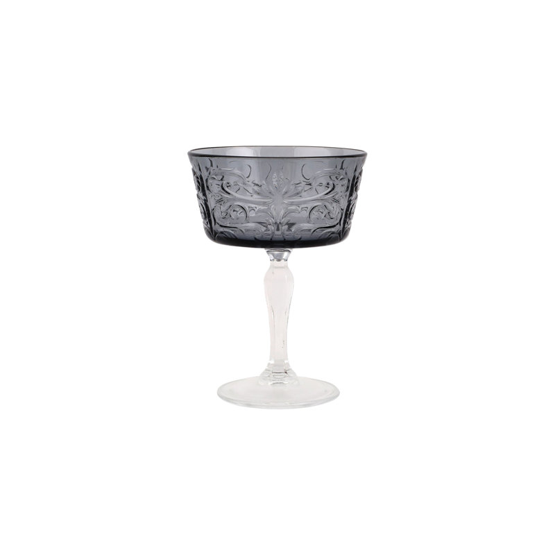 Barocco 8 oz. Verre à champagne coupé, Fumée