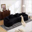 Luxueux canapé modulaire incurvé modulaire avec chenille haute densité 30D, parfait pour le confort et le style dans les appartements et les salons