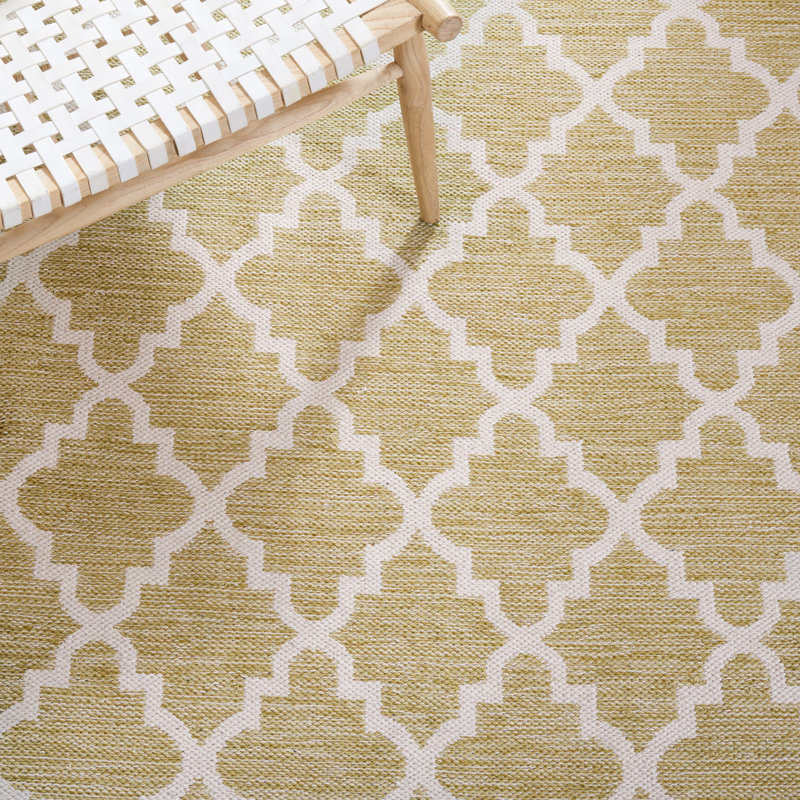 Lockbourne Hand Woven Cotton Geometric Rug, Runner 2'3" x 7'