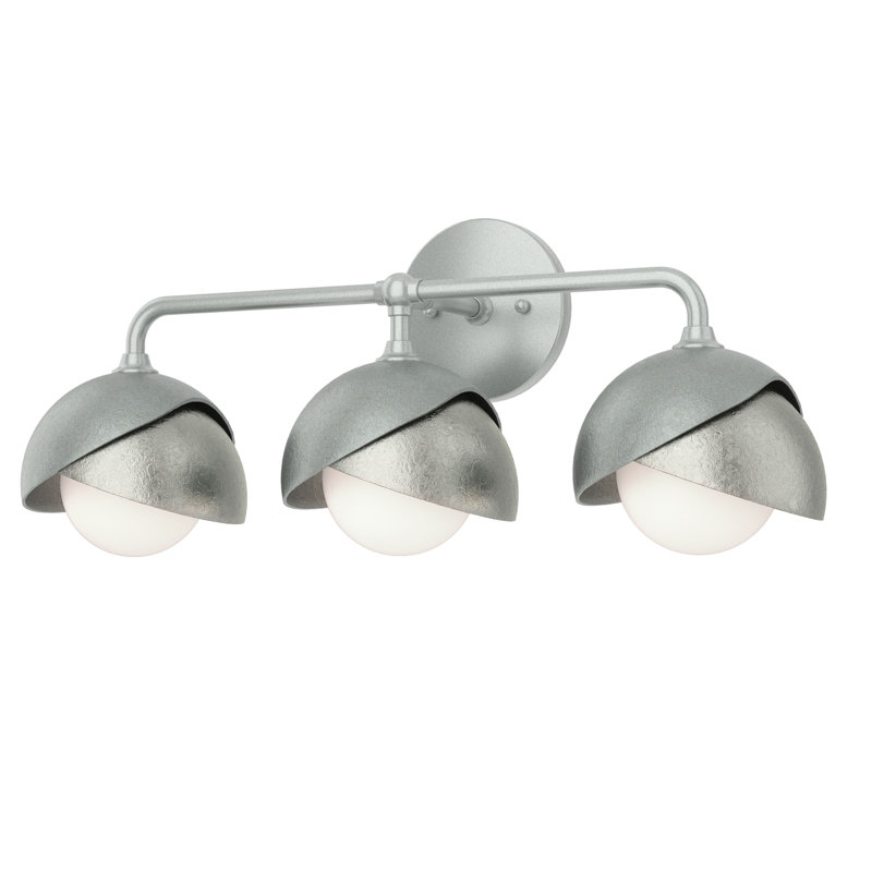 Brooklyn 3 - Light 9.2" Height Dimmable Vanity Light, Vintage Platinum, Sterling