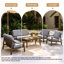 Ensemble de patio pour six personnes avec coussins et deux tables Marlo-1541670381-1541670383