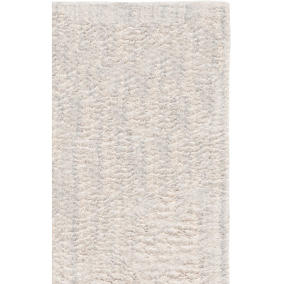 Silver Ivory Hand-Woven Rug