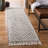 Brashear Hand Loomed Wool/Cotton Rug in Ivory/Black-731539984