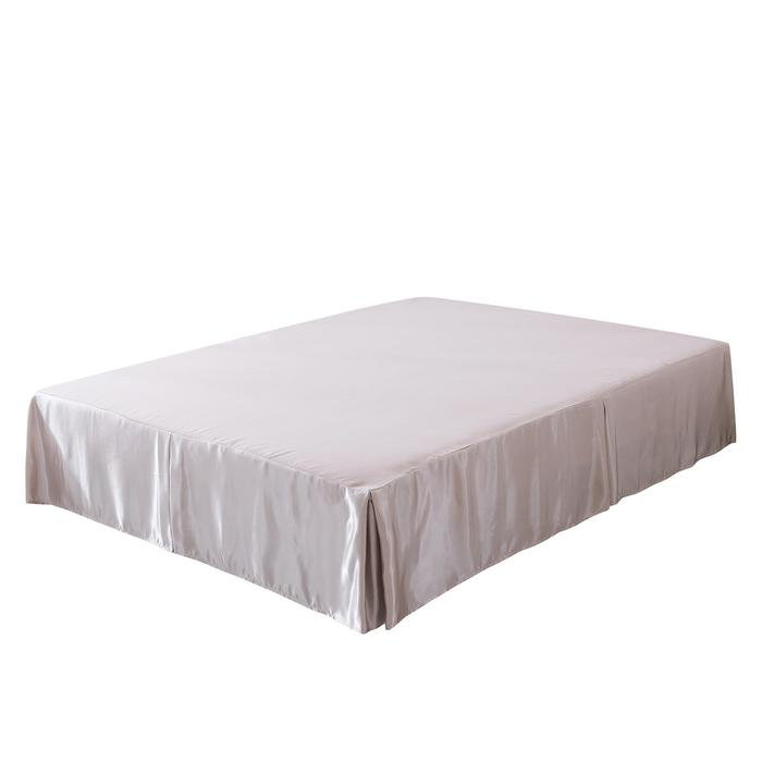 Jupe de lit Tache, Très grand, Beige
