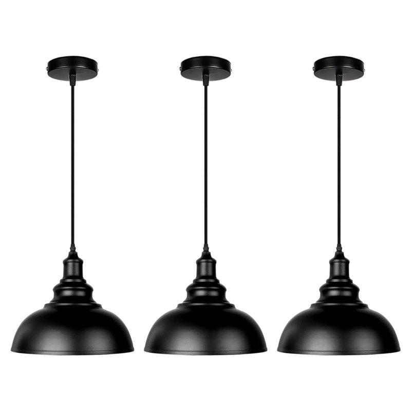 - Light Matte Black Single Pendant