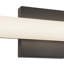 Geri 24-in Black dimmable LED Wall Sconce-635780408