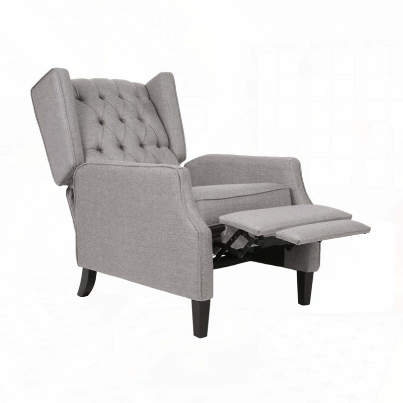 Morphis Recliner, Gray Fabric