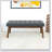 Delilah Modern Bench (Fabric)