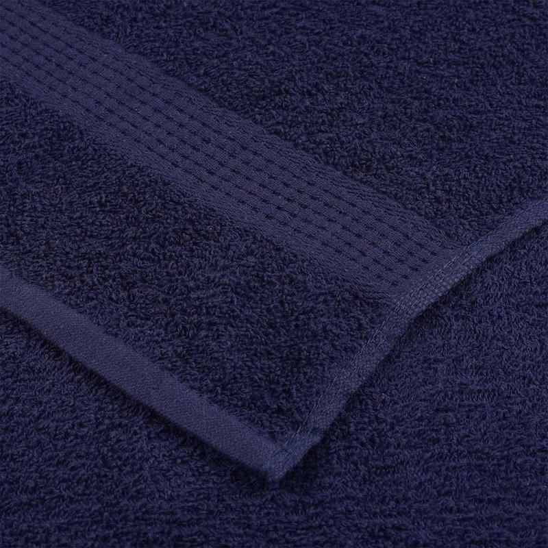 Santario 100% Cotton Hand Towel, Navy blue