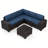 6-Piece Outdoor Rattan Sofa Set With Cushions-1584254526