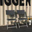 Ensemble de 2 chaises de camping pliables en plastique Vicllax