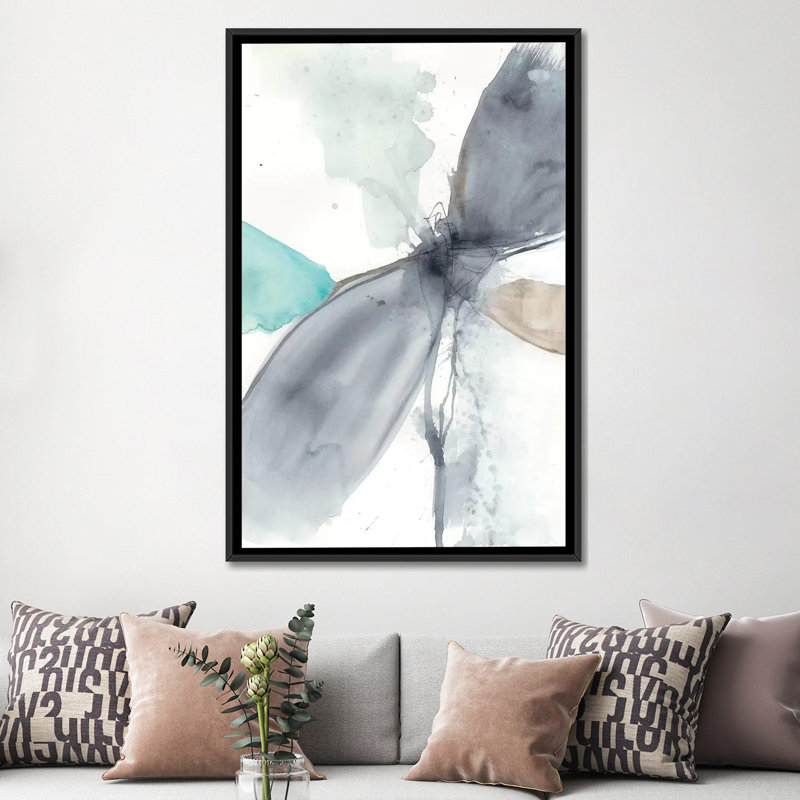 «Vortex Illusion I» par Jennifer Goldberger, reproduction sur toile tendue, H 26 po x l 18 po x P 1,5 po, Pas de tapis