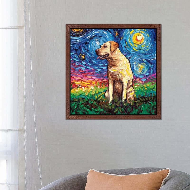 1 Piece Painting on Canvas, 66.04 cm H x 66.04 cm W, Brown Floater Framed