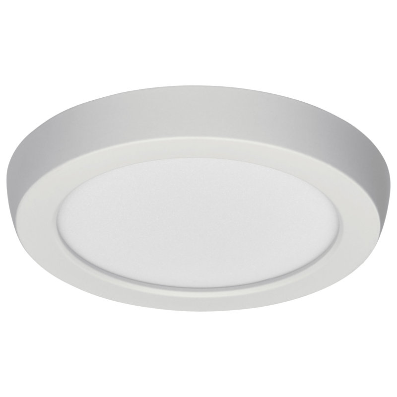 Blink Dimmable Circle Flush Mount, White