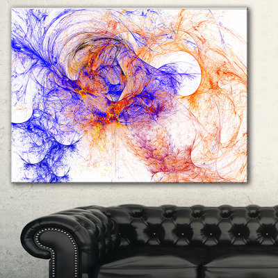 « ailes of anges », impression sur toile tendue en bleu