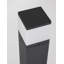 Dark Grey Metal Bollard Light-1857514561