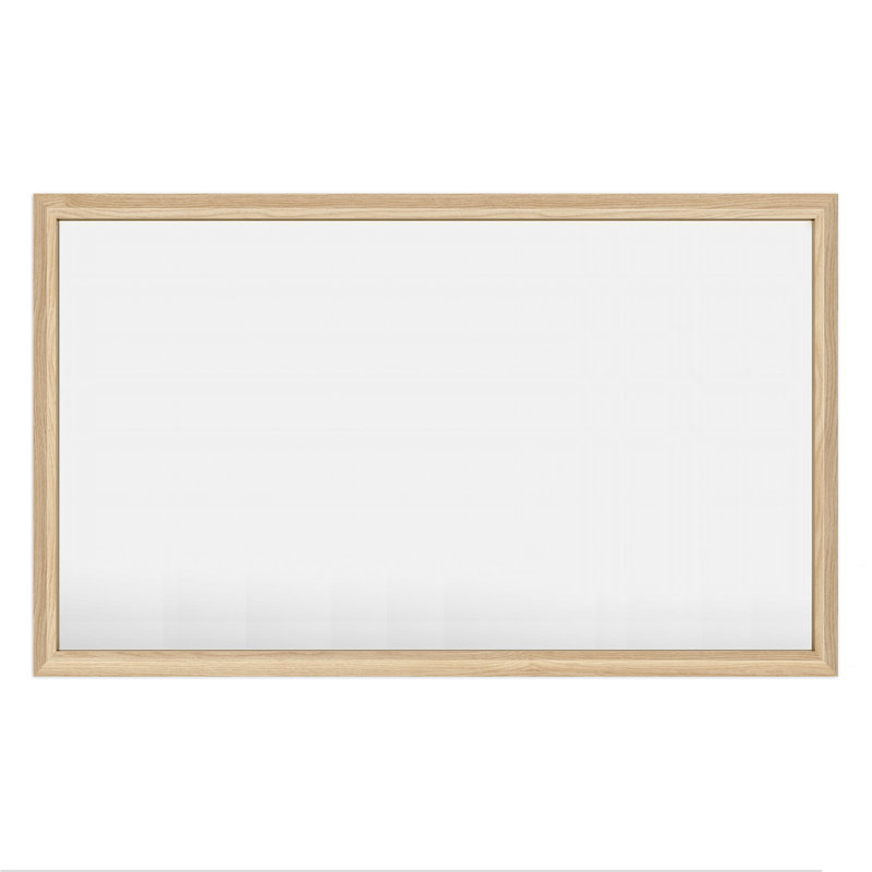 Miroir mural Amara, 60 po x 36 po, Bois jaune clair