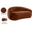 Causeuse en velours Emery-106275176