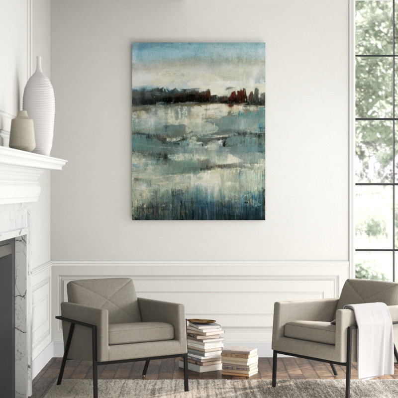 A Clear Space Painting, 30" H x 40" W, Outdoor