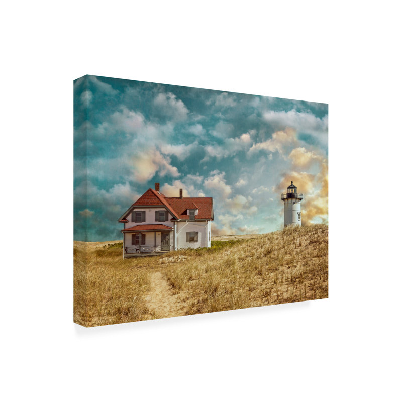 Toile d'extérieur Brooke T Ryan «Race Point Light», H 14 po x l 19 po x P 1,5 po