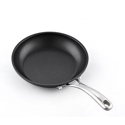 Cooks Standard Classic 8 Inch Hard Anodized Nonstick Frying Pan, Ceramic Non Stick Skillet, Induction Cookware Egg Omelette Pan, Oven Safe, Black & Apricot