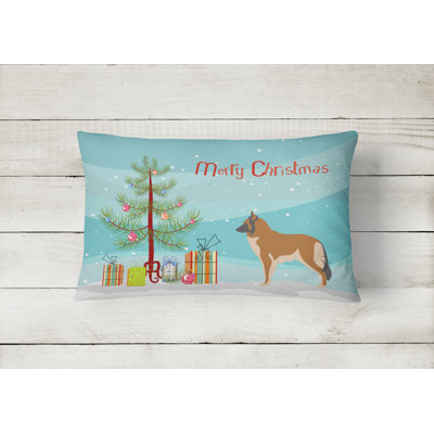  Belgian Tervuren Christmas Indoor/Outdoor Throw Pillow