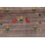 Tapis oriental rayé beige Gabbeh
