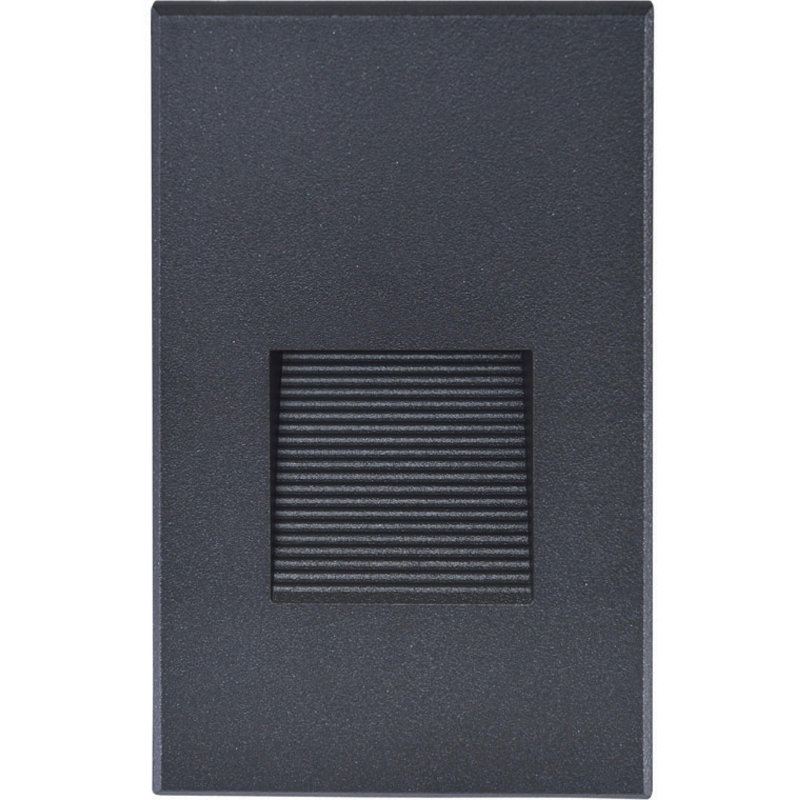 Bronze Vertical LED Step Light with Metal Finish