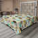 Ambesonne, drap plat floral pivoines, art botanique printanier