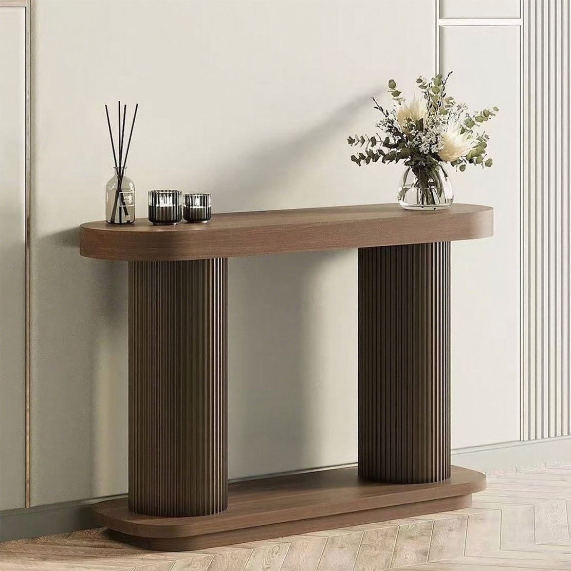 Picture of Hokku Designs Modern Minimalist Console Table | Wayfair
