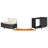 17.7" D Hot Tub Step in Black