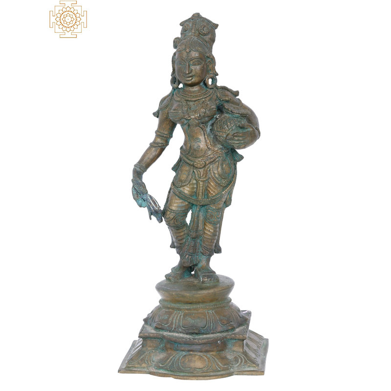 Figurine Lady Pot of Water Madhuchista Vidhana