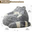 Fauteuil à billes Giant Black Raccoon Compression-1630884500