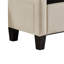 Banc de rangement avec repose-pieds 45 po avec charnière de sécurité, banc d'entrée capitonné, 350 lb-1058009999