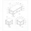 Ensemble de tables basses 3 pièces Grey