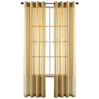 Buchler Semi Sheer Curtain Pair