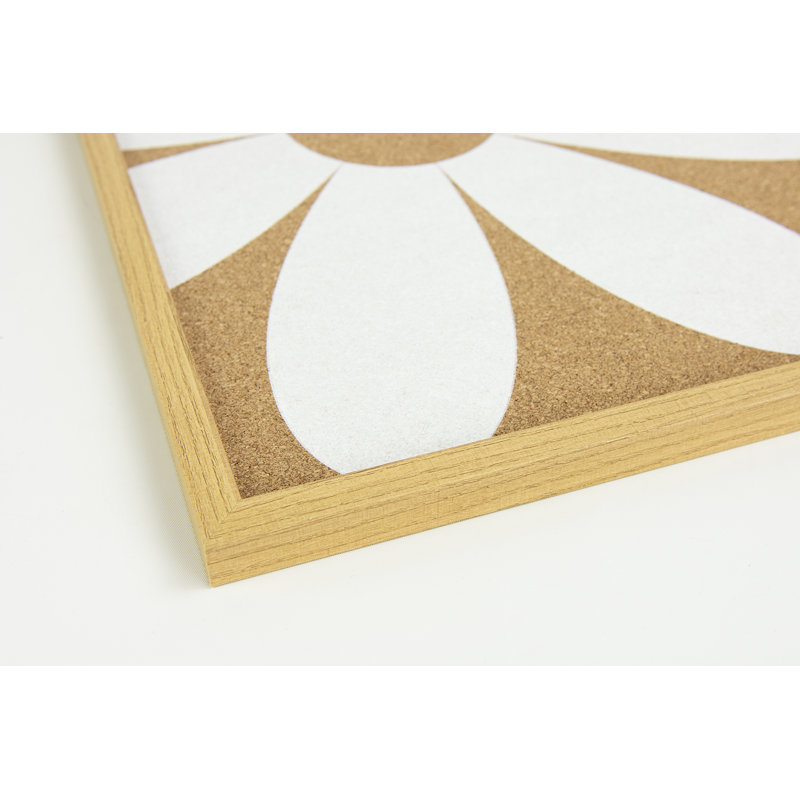 Daisy White Printed Corkboard