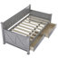 Twin Size Daybed with 2 Large Drawers-1495093757