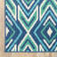 Tapis bleu marine intérieur / extérieur Jacobo Southwestern-23970631