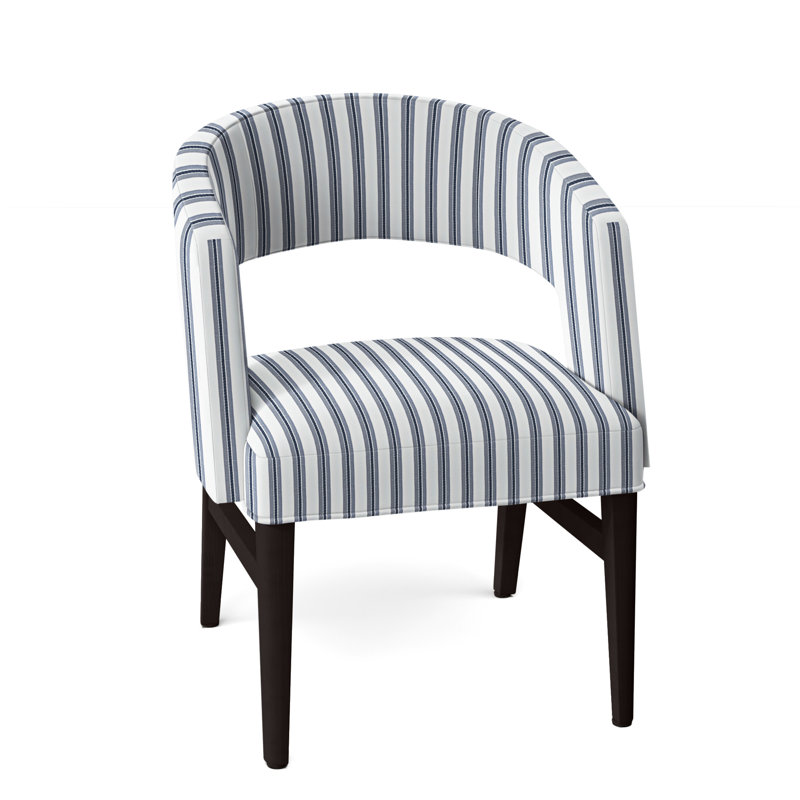 Bryant Upholstered Arm Chair, Perigold Excel Denim, Espresso