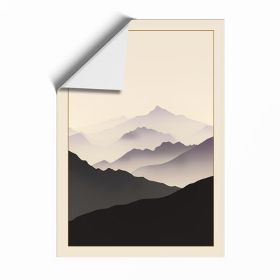 Layered Mountain Horizon Minimalist - Print