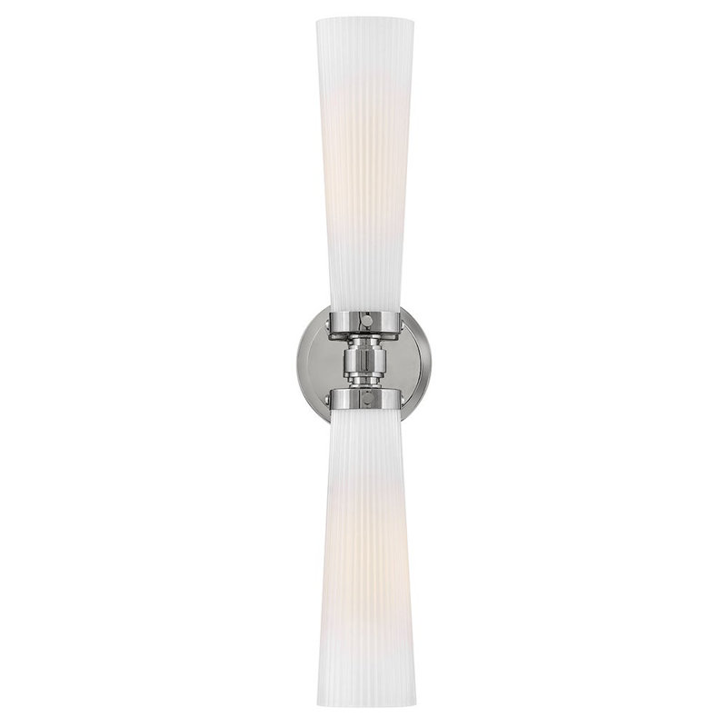 Jude 2 - Light Bath Sconce, Polished Nickel
