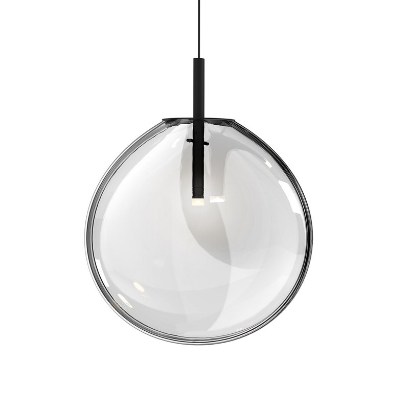 Cantina 1 - Light Pendant, Clear, 18.75" H x 15" W x 4.5" D