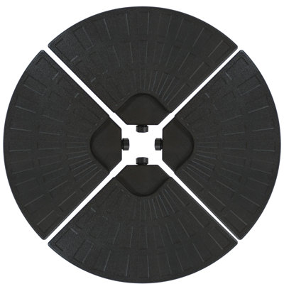 Bases de parasol en porte-à-faux de 50 lb