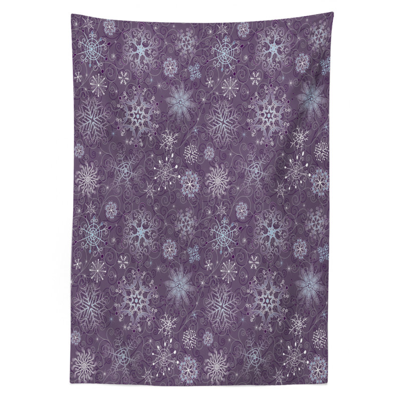 Geometric Christmas Tablecloth, 84" x 60"