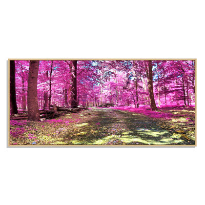" Pink And Purple Fantasy Forest "
